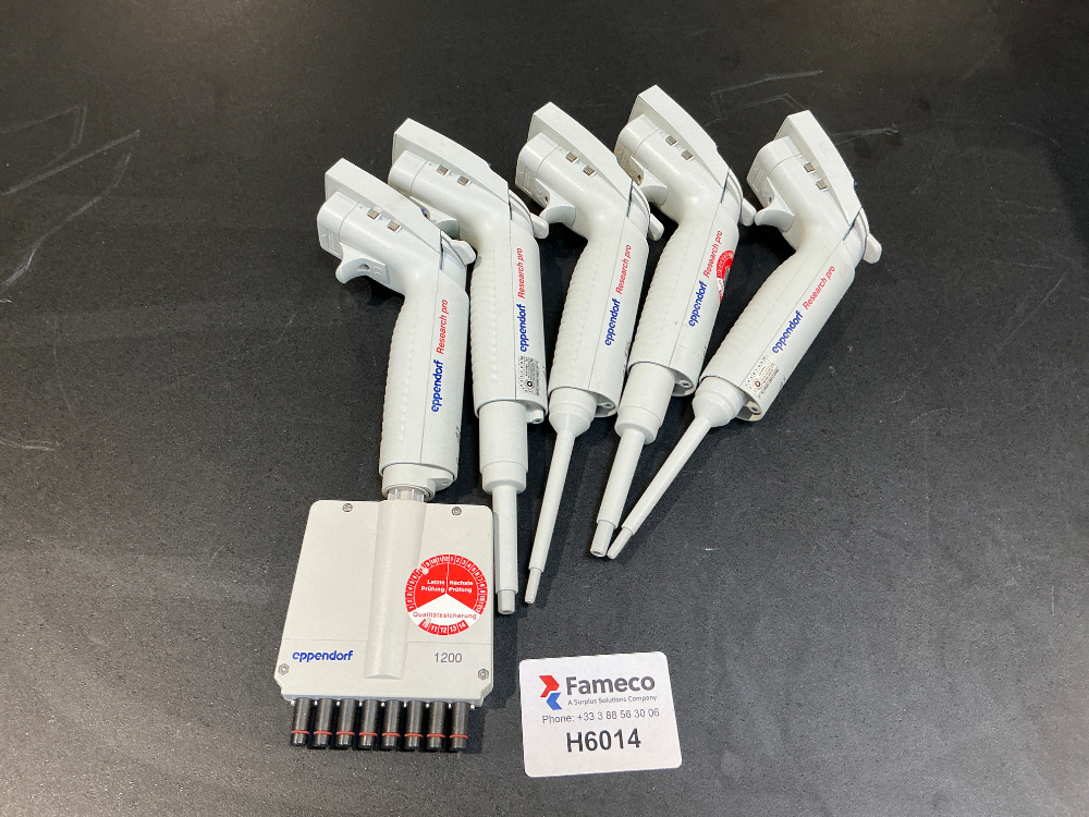 Image of Eppendorf Research Pro Pipettes x5
